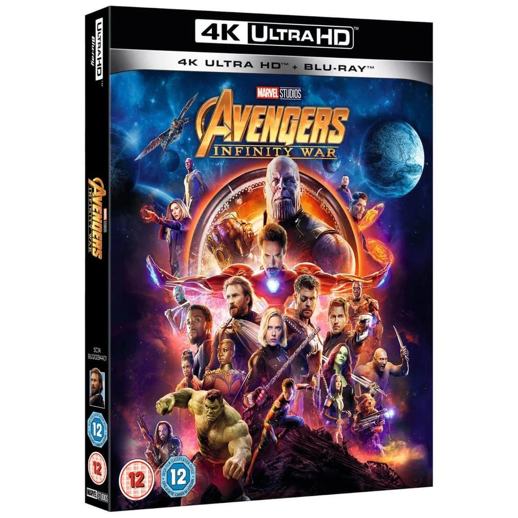 商品Walt Disney Studios|Avengers: Infinity War 3D (Includes 2D Version),价格¥311,第2张图片详细描述