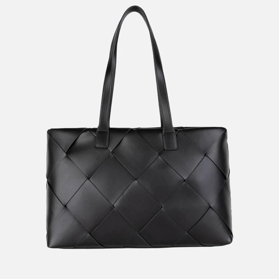 商品Valentino|Valentino Ibiza Diamond Quilted Faux Leather Shopping Bag,价格¥599,第3张图片详细描述