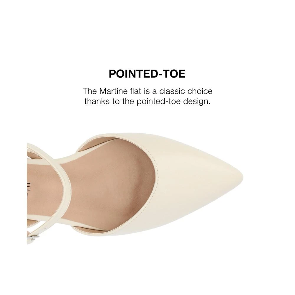 Women's Martine Tru Comfort Foam Buckle Pointed Toe Flats 商品