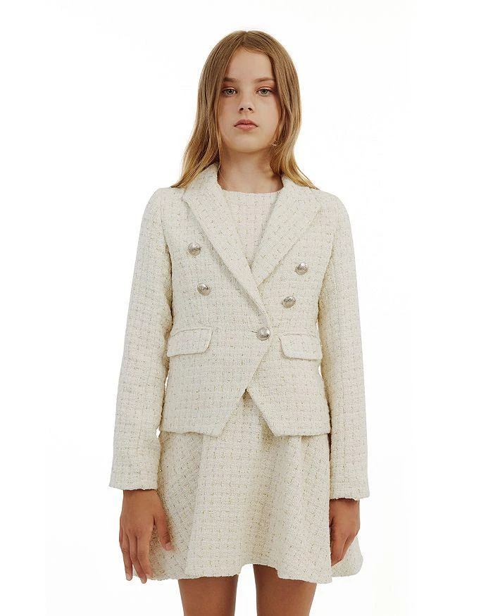 商品Bardot|Girls' Roma Boucle Blazer - Little Kid, Big Kid,价格¥819,第4张图片详细描述