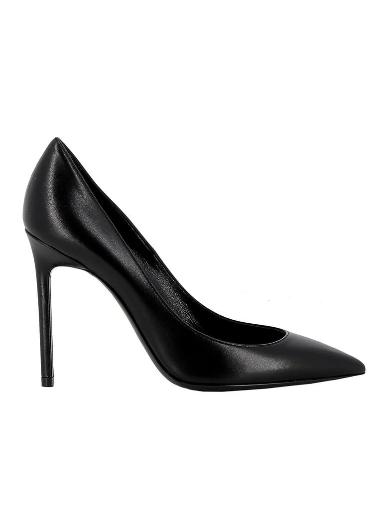 商品Yves Saint Laurent|Saint L AU Rent Women&#39;s  Black Leather Pumps,价格¥3929,第1张图片