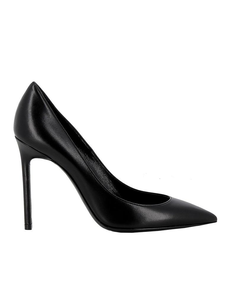 商品Yves Saint Laurent|Saint L AU Rent Women's  Black Leather Pumps,价格¥4204,第1张图片