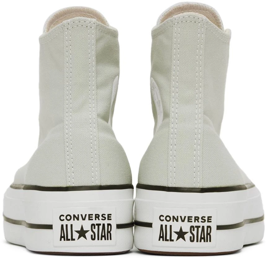 商品Converse|Green Chuck Taylor All Star Platform Hi Sneakers,价格¥567,第4张图片详细描述