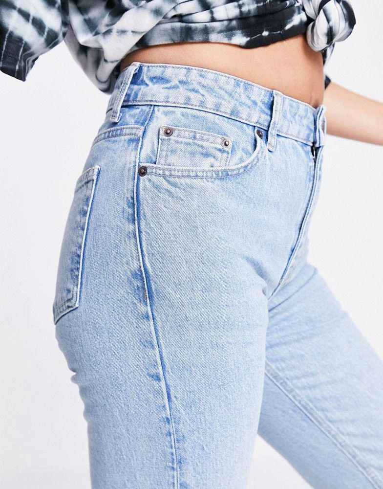 商品Topshop|Topshop Straight jeans in bleach,价格¥262,第2张图片详细描述