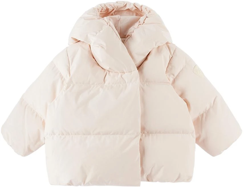 商品Bonpoint|Baby Pink Brandy Down Jacket,价格¥1890,第1张图片
