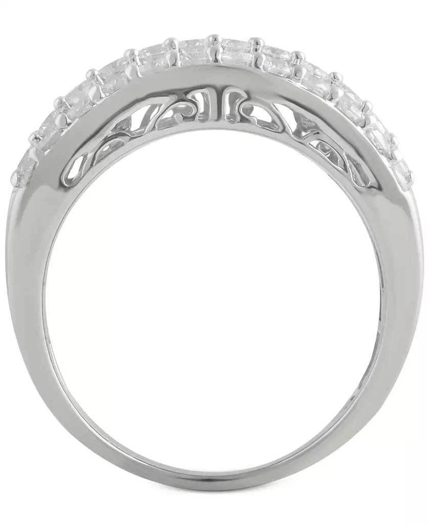 商品Macy's|Five-Row Diamond Band (3 ct. t.w.) in 14k White, Yellow or Rose Gold,价格¥19892,第4张图片详细描述