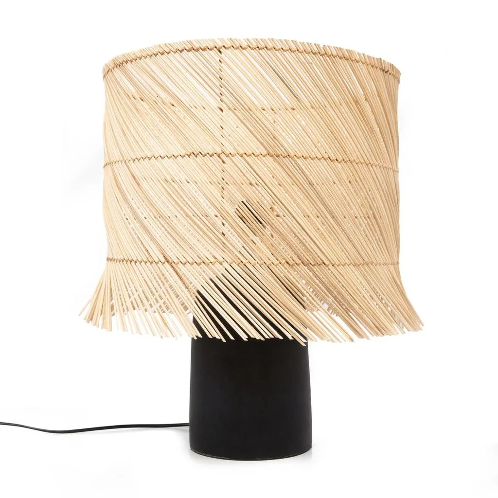 商品预计3周后发货 Bazar Bizar|La Lampe De Table Rattan - Noir Naturel,价格¥1671,第2张图片详细描述