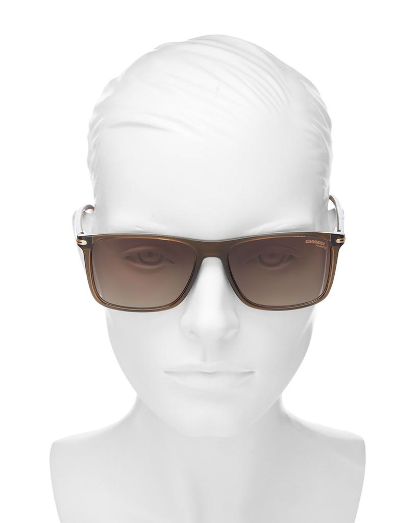 Polarized Rectangle Sunglasses, 57mm商品第3张图片规格展示
