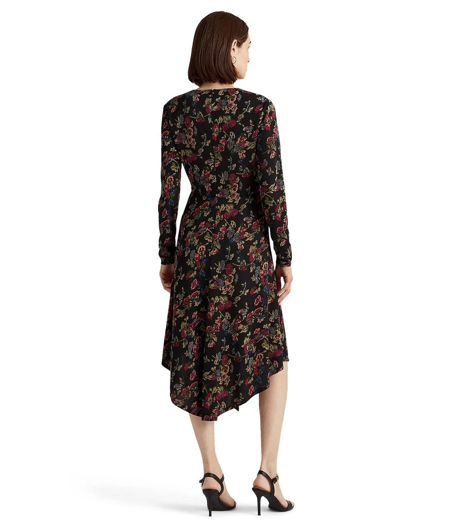 商品Ralph Lauren|Floral Surplice Jersey Dress,价格¥1079,第2张图片详细描述