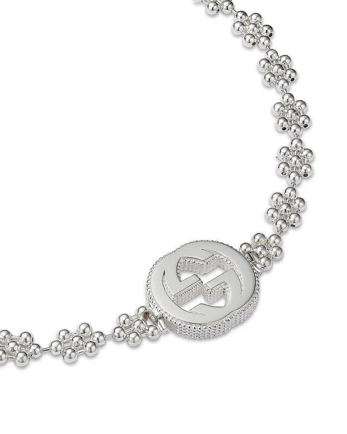 商品Gucci|Interlocking G 纯银手链,价格¥3705,第3张图片详细描述