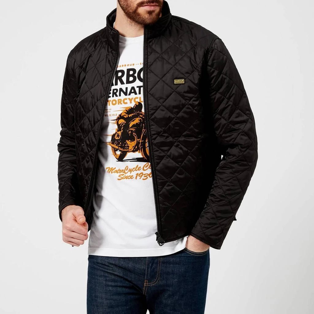 商品Barbour|Barbour International Men's Gear Quilt Jacket - Black,价格¥739,第1张图片