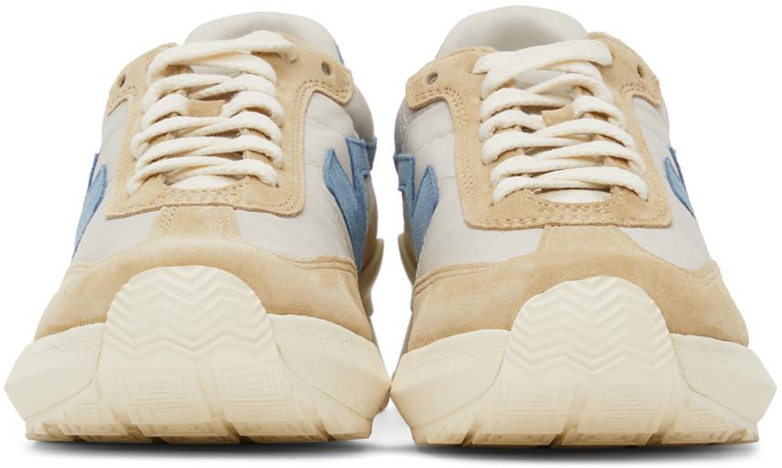 Off-White & Beige FKT Sneakers商品第2张图片规格展示