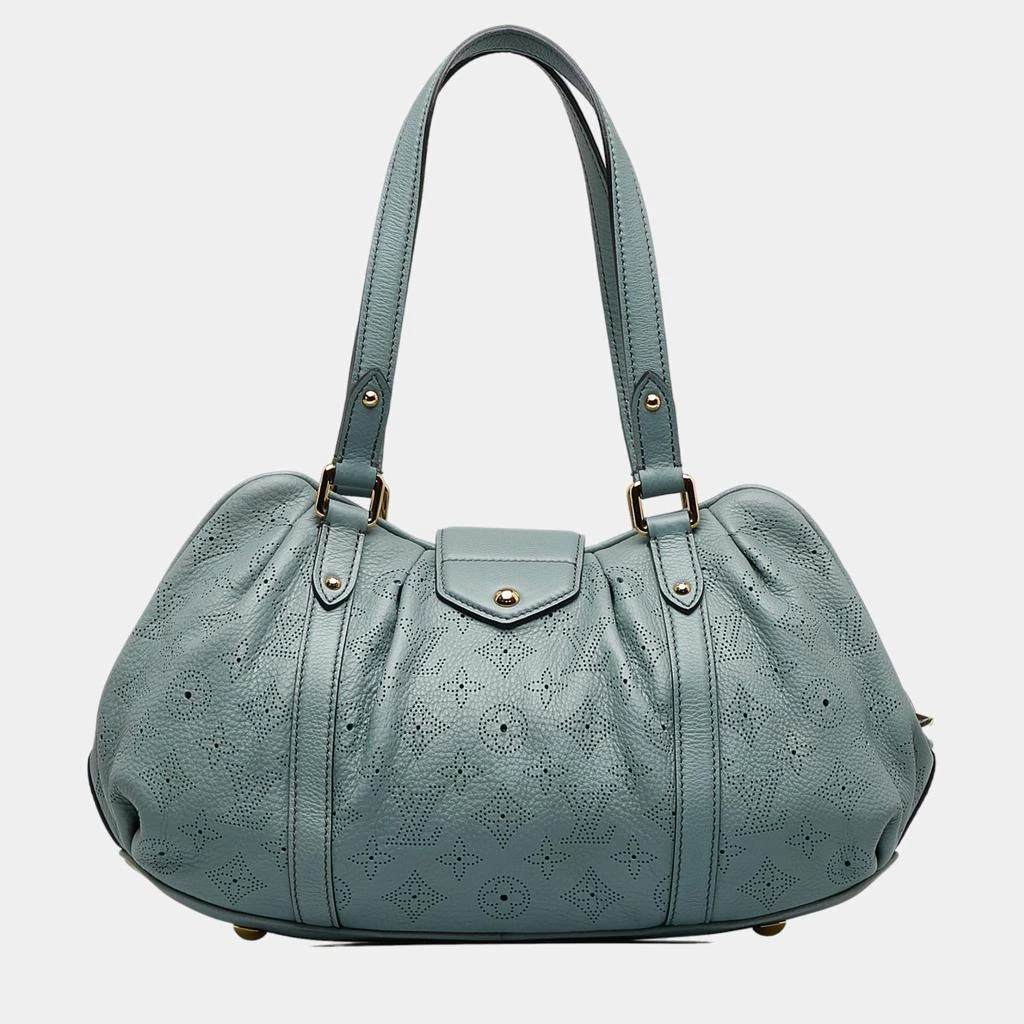 商品[二手商品] Louis Vuitton|Louis Vuitton Blue Monogram Mahina Lunar PM,价格¥9125,第3张图片详细描述