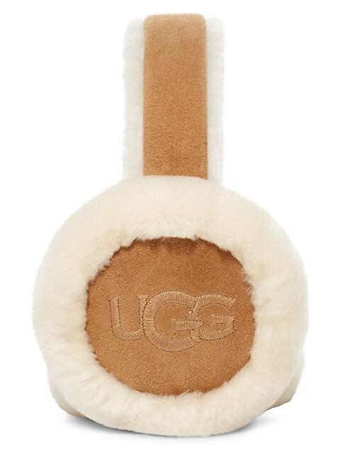 商品UGG|Sheepskin Embroidered Logo Earmuffs,价格¥590,第3张图片详细描述