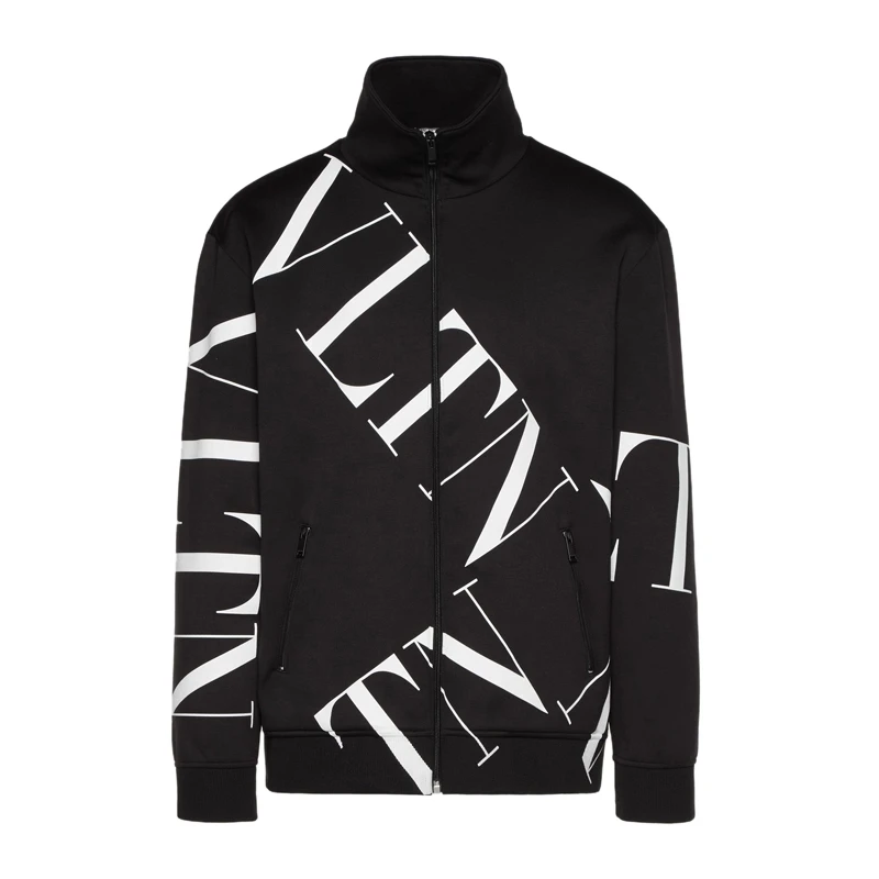 商品[国内直发] Valentino|Valentino 华伦天奴 男士高领纹针织面料运动衫 SV3MF05A-5G2-0NI,价格¥6560,第1张图片