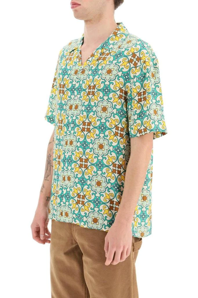 商品DROLE LE MONSIEUR|'LA CHEMISE FAÏENCE' SHIRT FEATURING ALL-OVER AZULEJOS,价格¥834,第5张图片详细描述