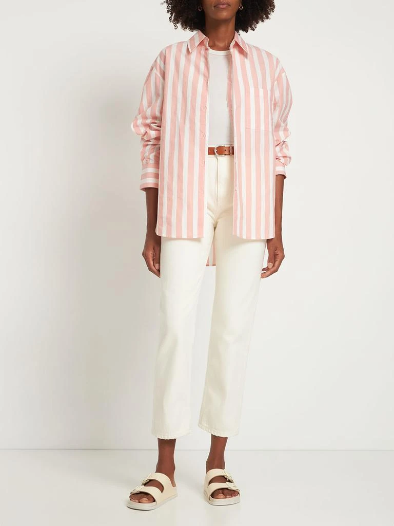 商品The Frankie Shop|Lui Wide Striped Cotton Shirt,价格¥633,第1张图片详细描述