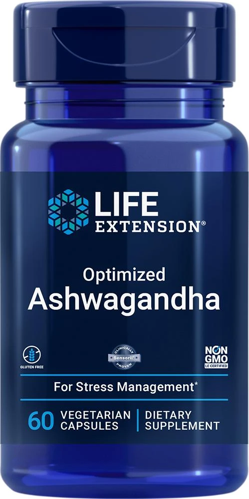 商品Life Extension|Life Extension Optimized Ashwagandha (60 vegetarian capsules),价格¥55,第1张图片