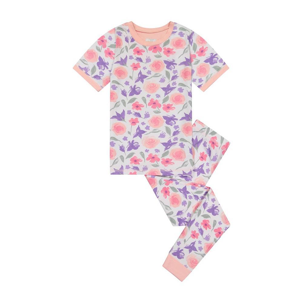 商品Sleep On It|Big Girls Top and Pants Pajama Set, 2 Piece,价格¥173,第1张图片