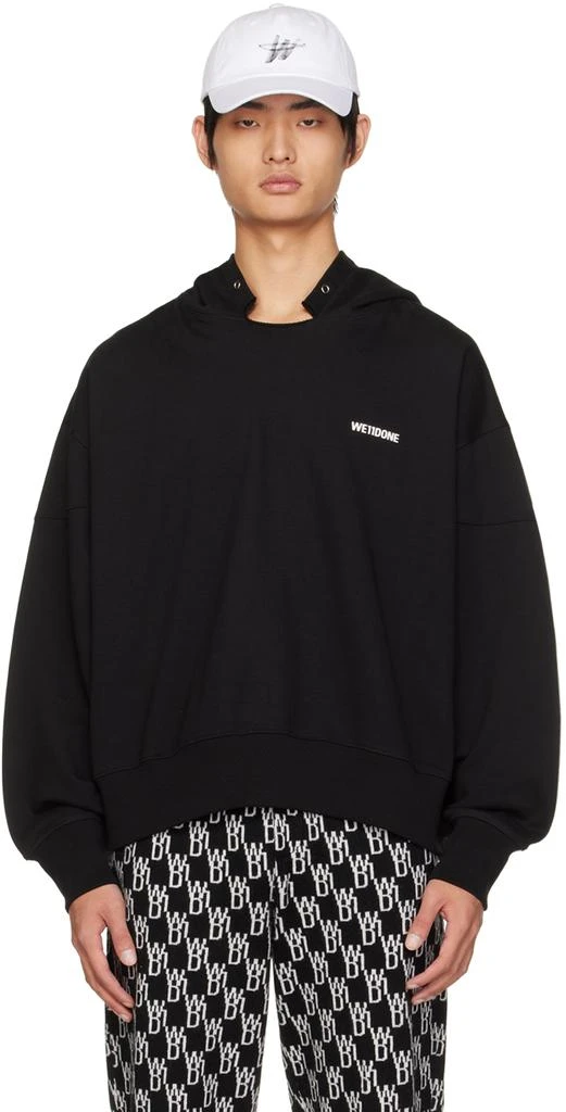 商品We11done|Black Signature Hoodie,价格¥948,第1张图片