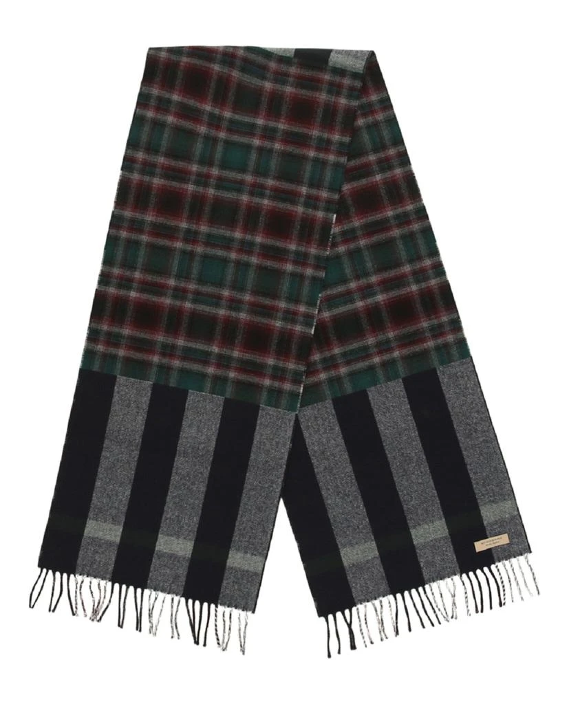 商品Burberry|Fringed Multi-Check Wool Scarf,价格¥2216,第2张图片详细描述