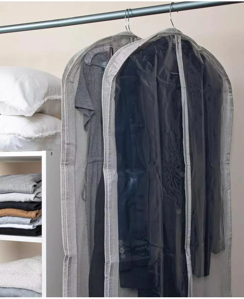 商品Household Essentials|Hanging Zippered Garment Storage Bag with Clear Vision Front, Set of 2,价格¥373,第4张图片详细描述