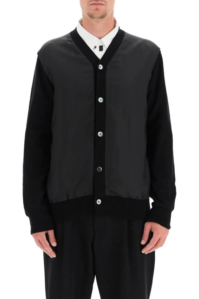 商品Comme des Garcons|Comme des garcons homme plus wool and cupro cardigan,价格¥2967,第2张图片详细描述