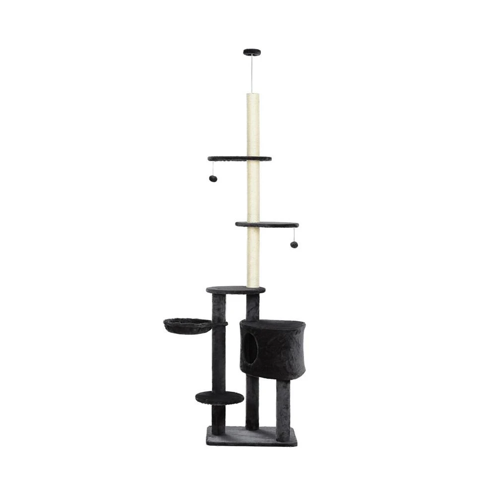商品PawHut|Cat Tree Stand House Hammock Pet Kitten Activity Tower Play 5-Tier,价格¥739,第1张图片