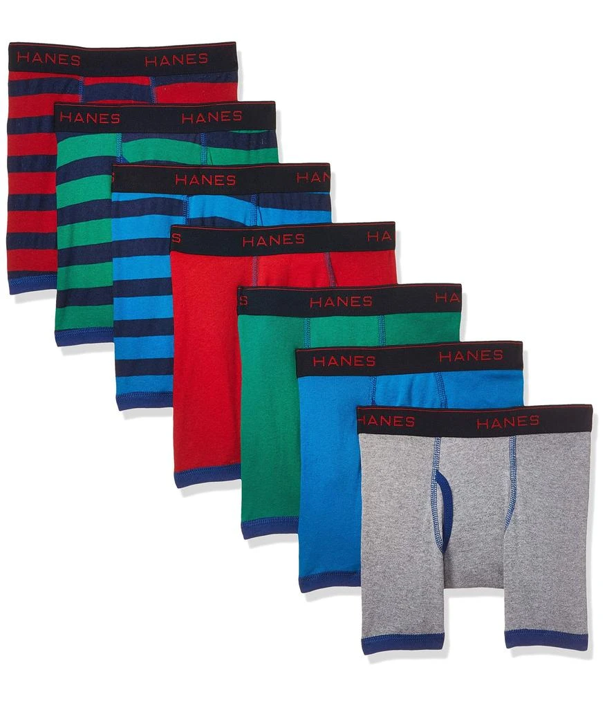商品Hanes|Boys' Comfort Flex Fit Sport Ringer Boxer Briefs, Multiple Packs Available,价格¥121,第1张图片