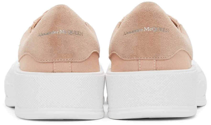 商品Alexander McQueen|粉色 Deck Lace Up Plimsoll 运动鞋,价格¥4745,第4张图片详细描述