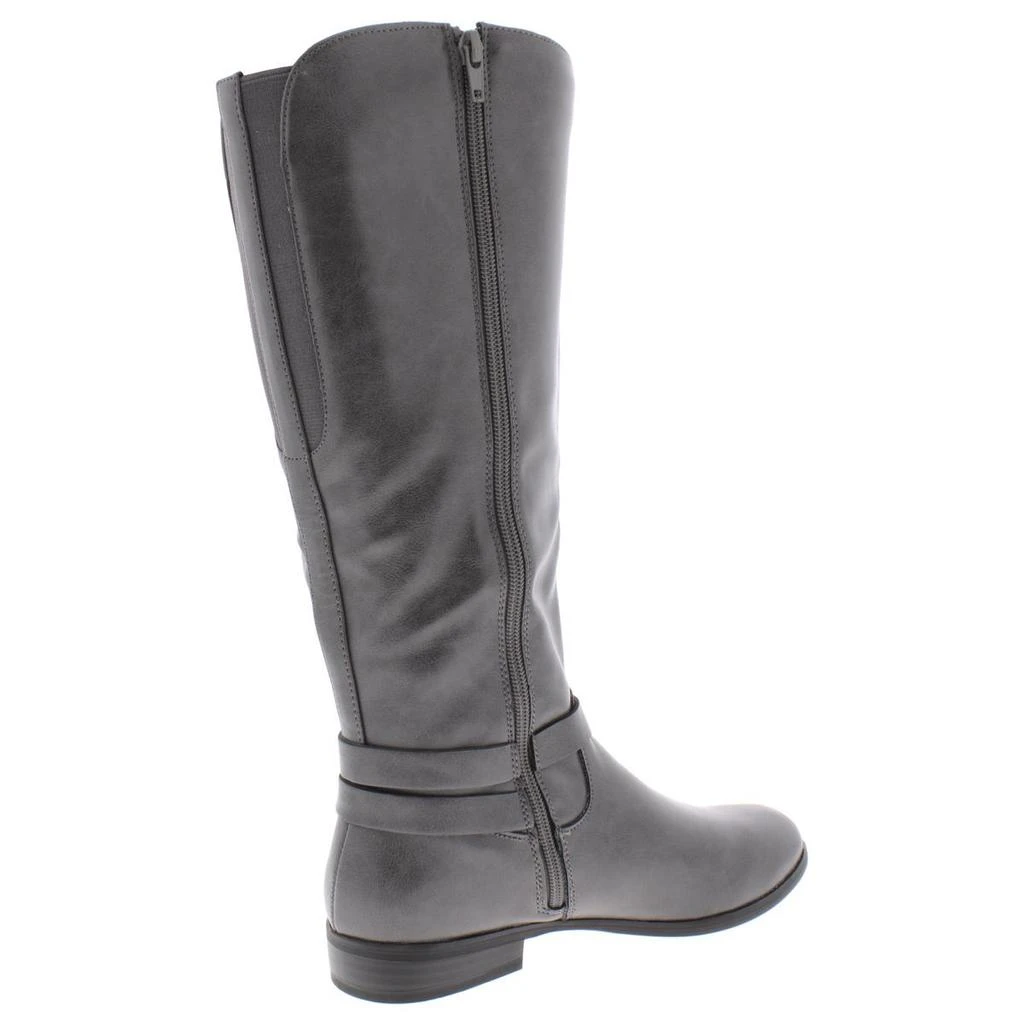 Style & Co. Womens Kindell Faux Leather Round Toe Riding Boots 商品