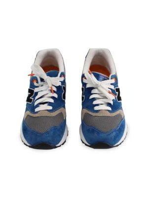 商品[二手商品] New Balance|New Balance 999 Elite Knicks In Blue Suede Athletic Shoes Sneakers,价格¥1906,第2张图片详细描述