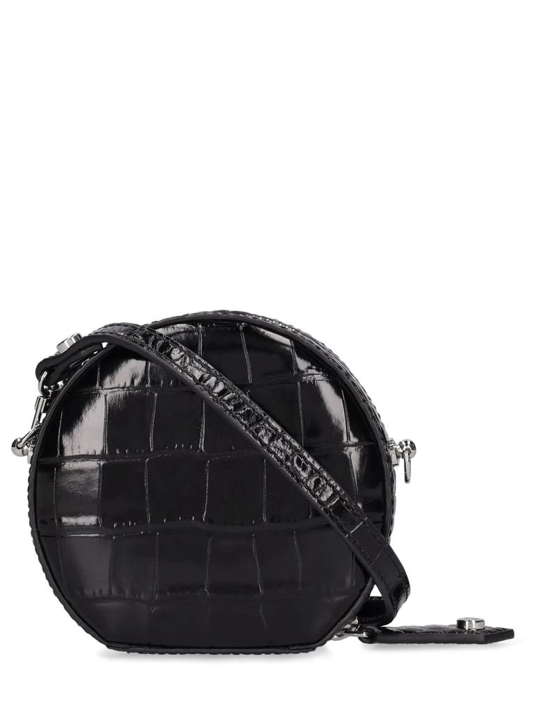 商品Vivienne Westwood|Mini Round Croc Embossed Crossbody Bag,价格¥3483,第4张图片详细描述