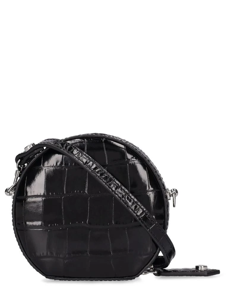 商品Vivienne Westwood|Mini Round Croc Embossed Crossbody Bag,价格¥2331,第4张图片详细描述