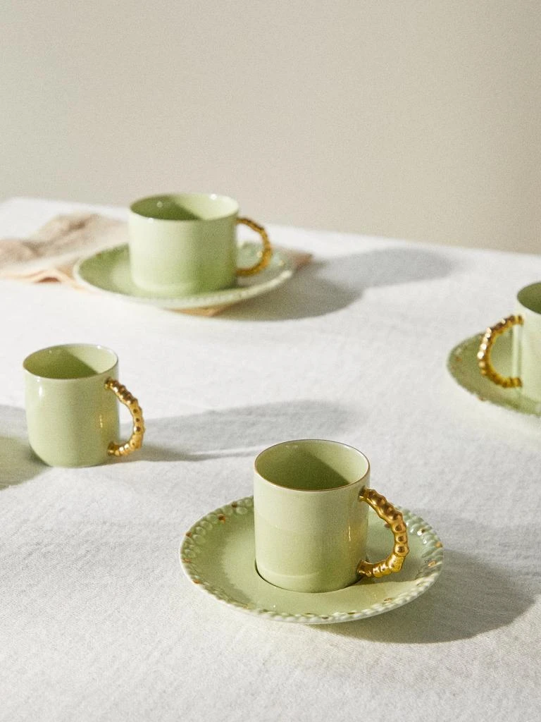 商品L’Objet|X Haas Brothers Mojave set of six espresso cups,价格¥7486,第2张图片详细描述