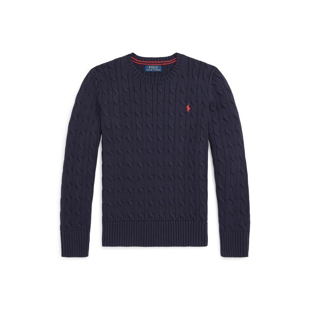Polo Ralph Lauren | Big Boys Cable- Knit Crewneck Sweater 351.27元 商品图片