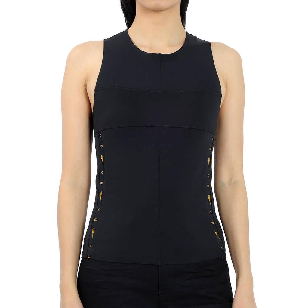 x Victoria Beckham Black Tank Tape Logo Vest商品第1张图片规格展示