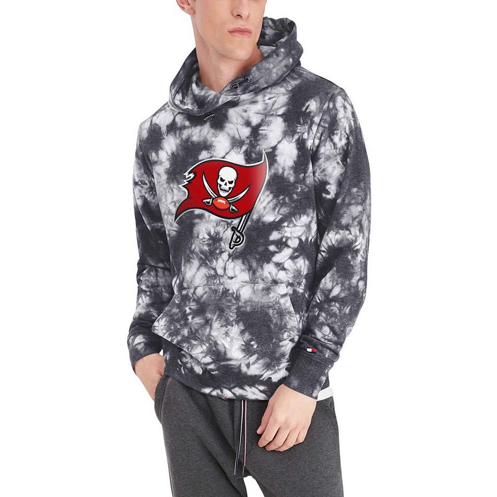 Men's Black Tampa Bay Buccaneers Stanley Tie-Dye Pullover Hoodie商品第5张图片规格展示