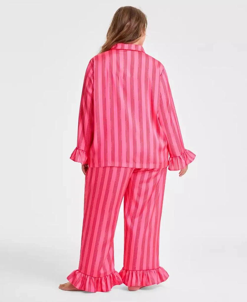 商品Disney | Macy's|Plus Size Minnie Mouse Satin Pajamas Sleep Set, Macy's Exclusive,价格¥582,第3张图片详细描述