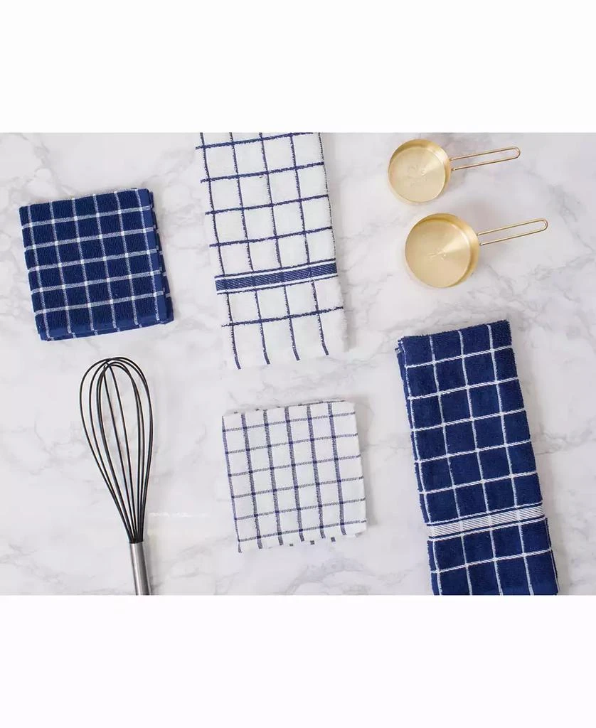 商品Design Imports|Solid Windowpane Terry Dishtowel, Set of 4,价格¥150,第2张图片详细描述