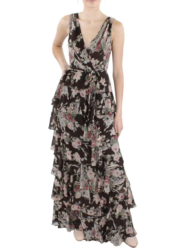 商品Ralph Lauren|Womens Floral Tiered Evening Dress,价格¥343,第1张图片