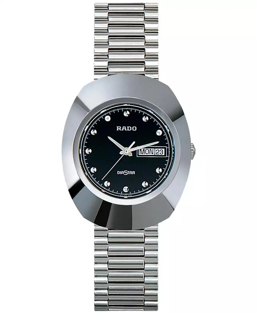 商品Rado|Original Men's Silver-Tone Stainless Steel Bracelet Watch 35mm,价格¥5236,第1张图片