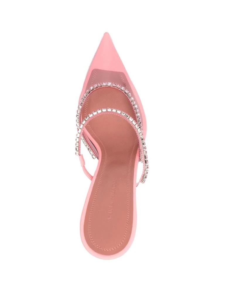 商品Amina Muaddi|AMINA MUADDI - Gilda Glass Mule Pumps,价格¥8861,第4张图片详细描述