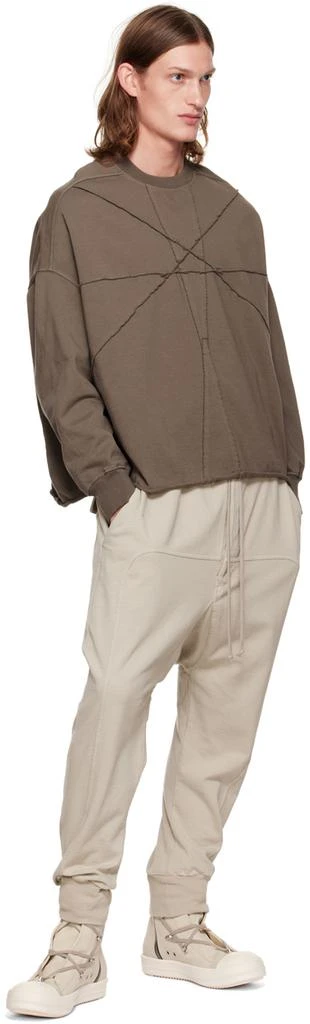 商品Rick Owens|Beige Prisoner Lounge Pants,价格¥1623,第4张图片详细描述