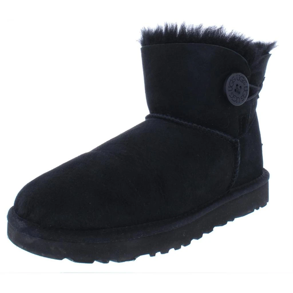 商品UGG|UGG Mini Bailey Button II Women's Sheepskin and Wool Winter Ankle Boots,价格¥999,第2张图片详细描述