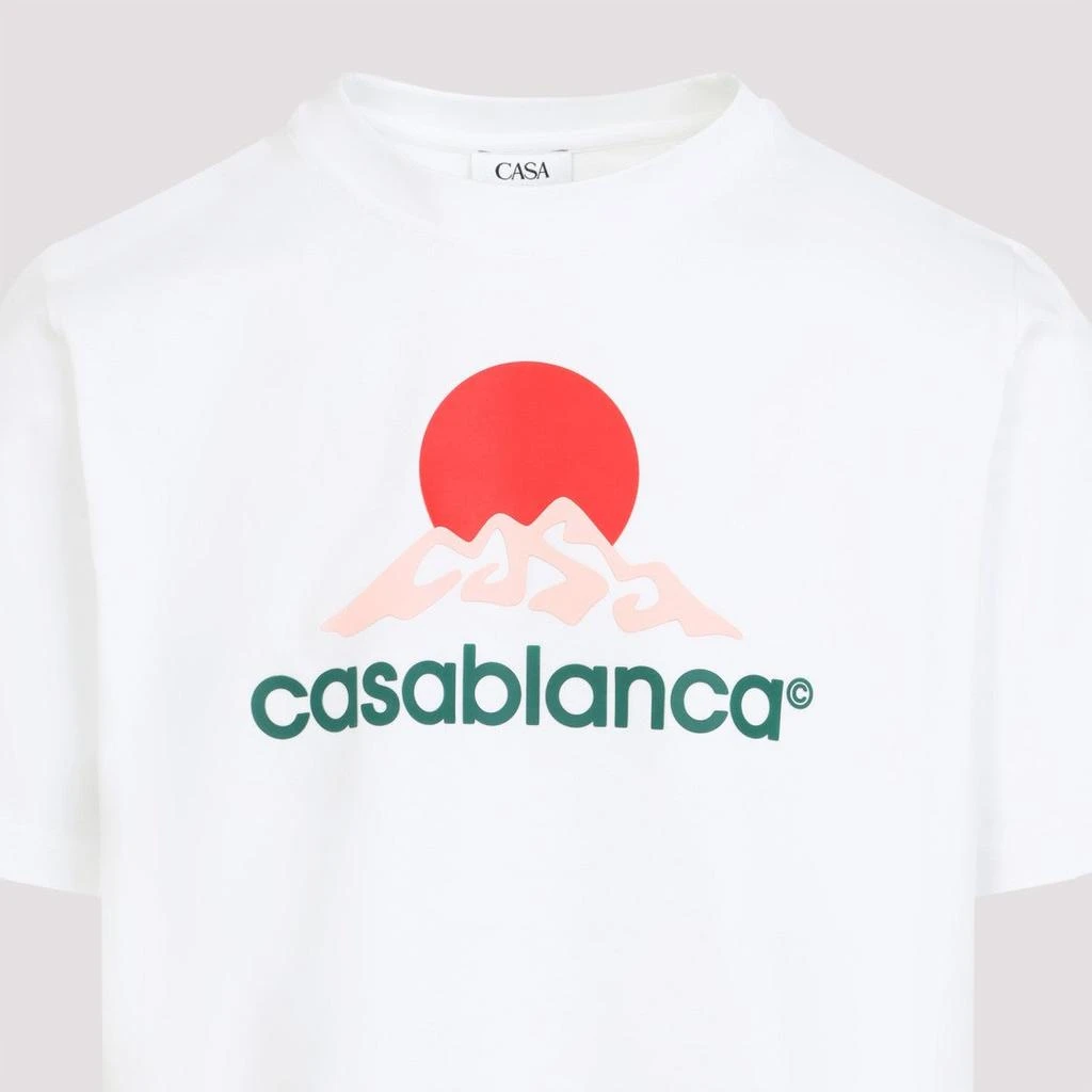 商品Casablanca|Multicolour Graphic T-Shirt With Organic Cotton Comfort,价格¥2994,第3张图片详细描述