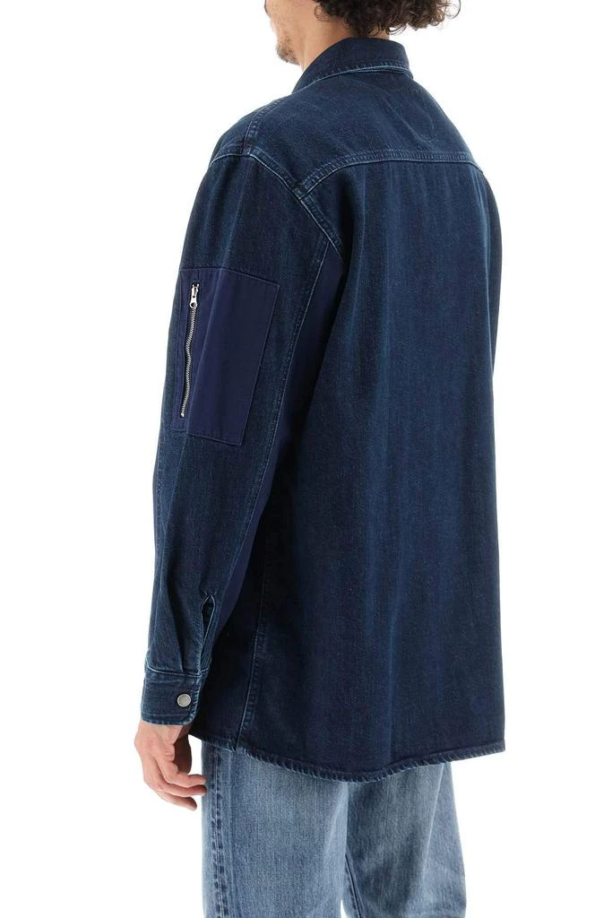 商品Edwin|Edwin mix denim overshirt,价格¥650,第3张图片详细描述