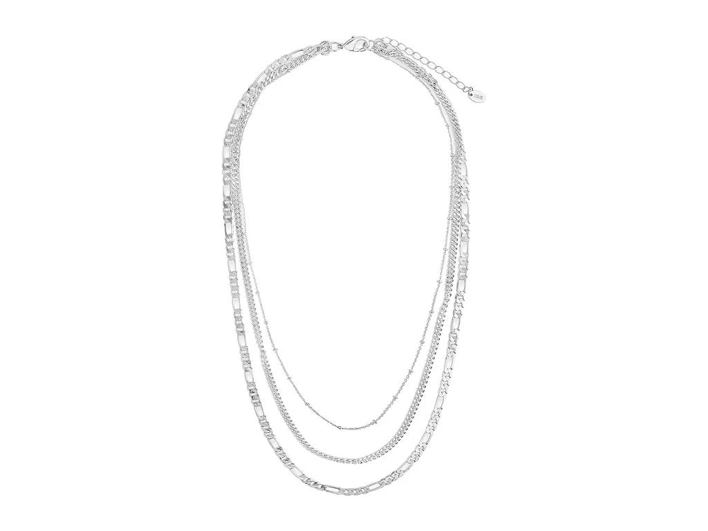 商品Sterling Forever|Simple Layered Chains Necklace,价格¥539,第2张图片详细描述