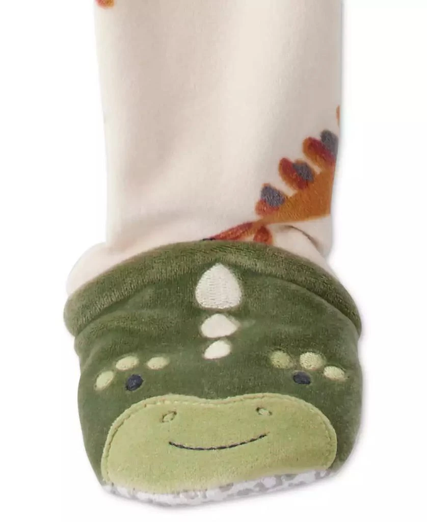 商品Carter's|Baby Boys Dinosaur-Print Long-Sleeve 2-Way-Zip 1-Piece Footed Pajamas,价格¥89,第4张图片详细描述