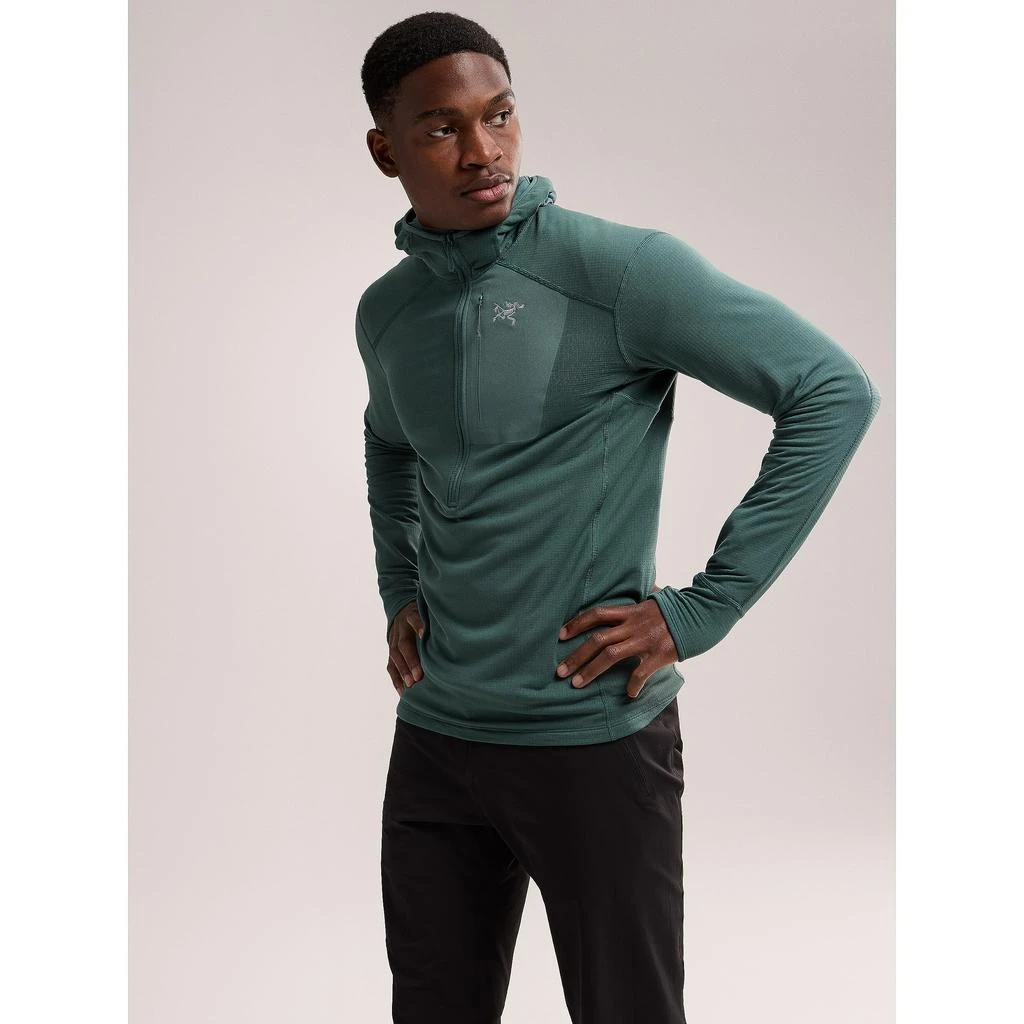 商品Arc'teryx|Arc'teryx Delta 1/2 Zip Neck Hoody Men's | Versatile Polartec Power Dry Fleece Hoody,价格¥1043,第3张图片详细描述